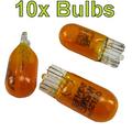 View Item T10 AMBER Side Repeater Bulb 12v 5W (Pack of 10) E Mark approved